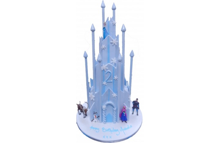 Ice Castle with Frozen Figures
